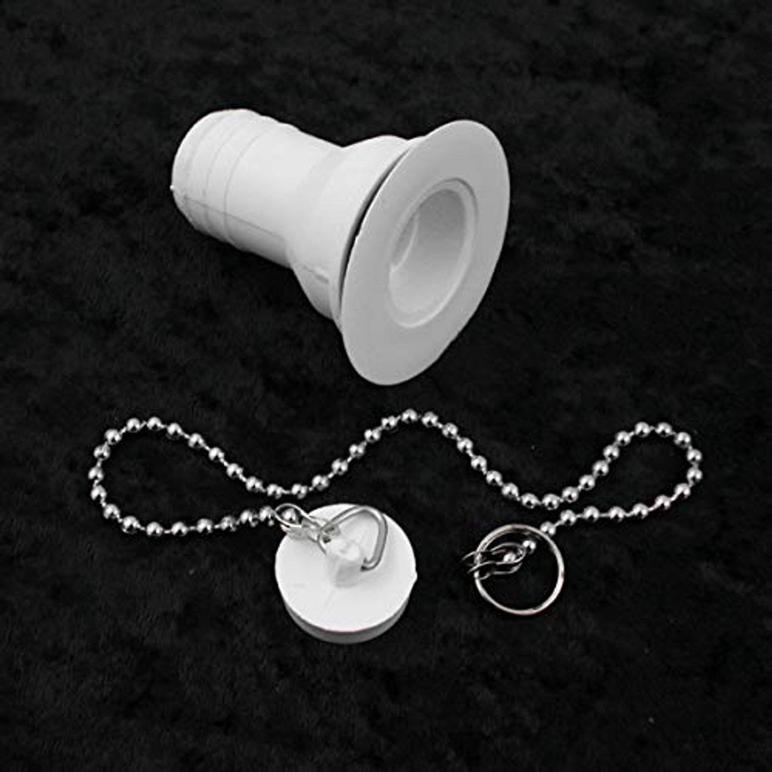 Afvoer Set voor Wasbak - 25 mm Diameter - Wit