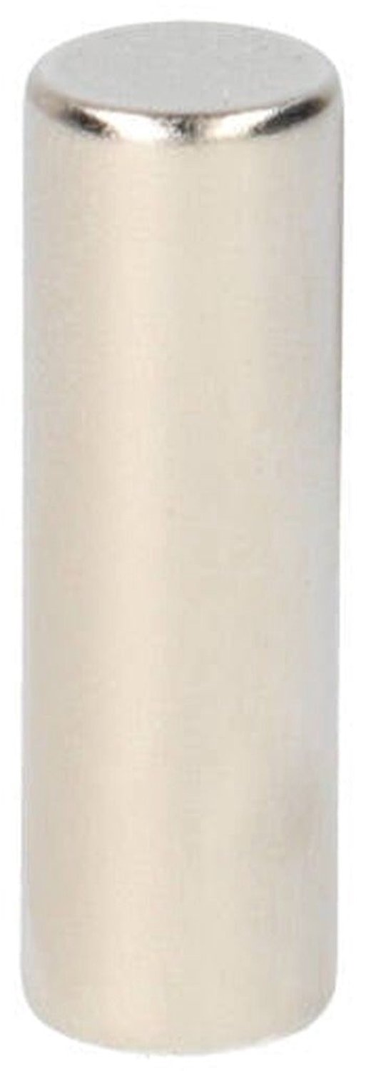 Neodymium Staafmagneet Ø8 x 25 mm N45 NiCuNi – 8 stuks