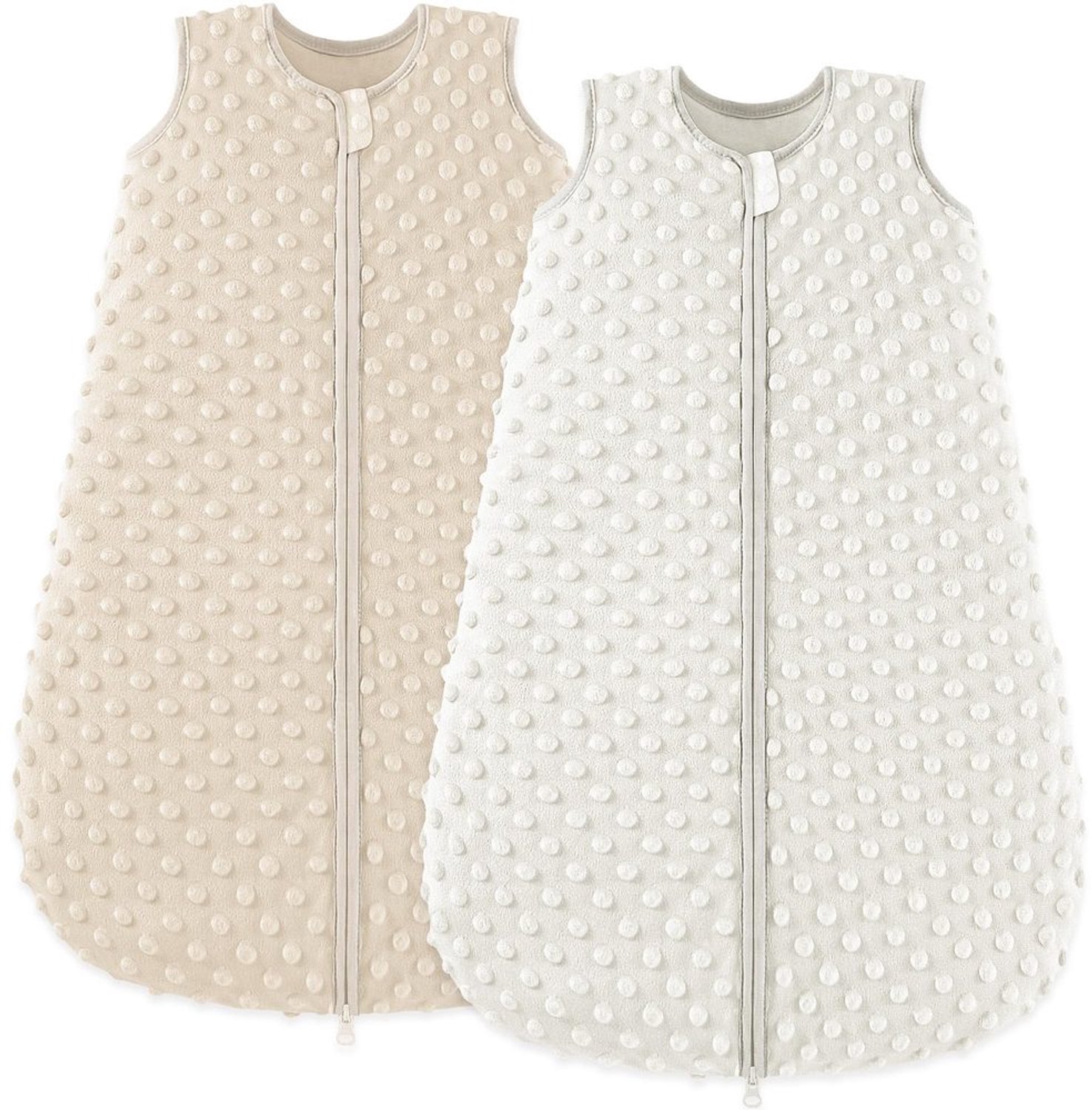 Baby Slaapzak 1.5 Tog - Set van 2 - Herfst/Winter - Wit - 67 cm