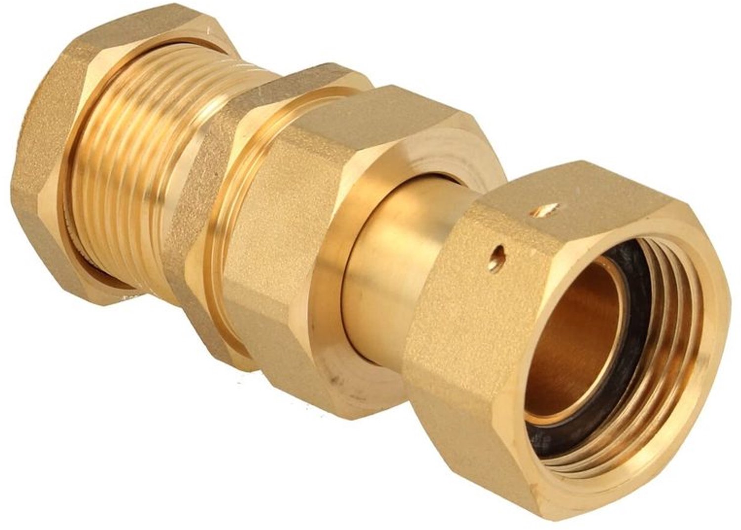 Watermeter Schroefverbinding met Glijstuk 1 Inch
