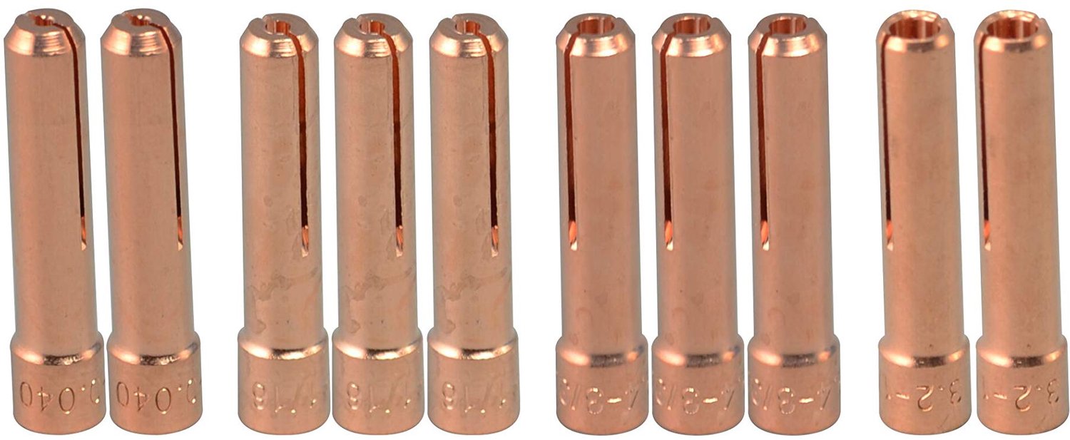 TIG Stubby Collet 1.6mm x 29mm - 10 Stuks