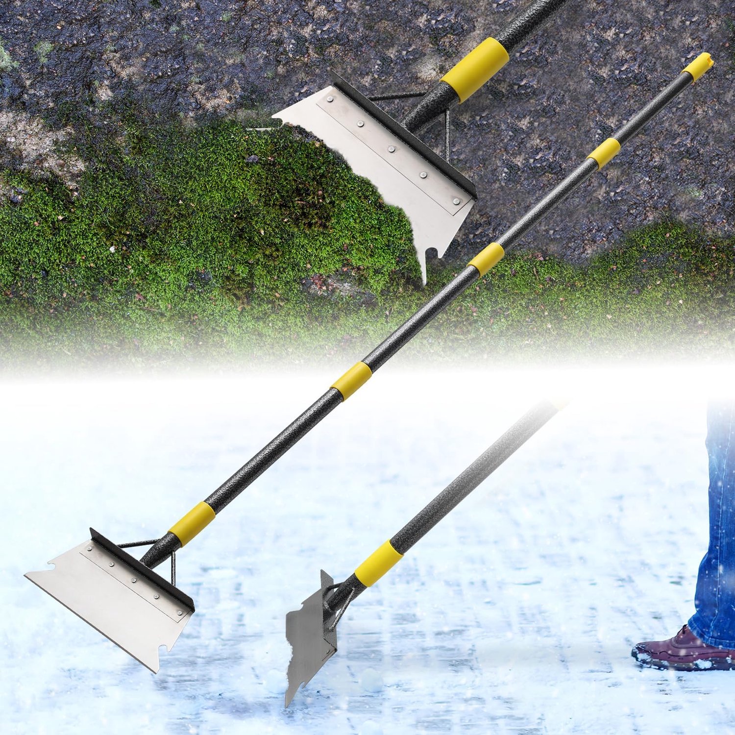 Ergonomische Tuinschep voor Onkruidverwijdering en IJs
