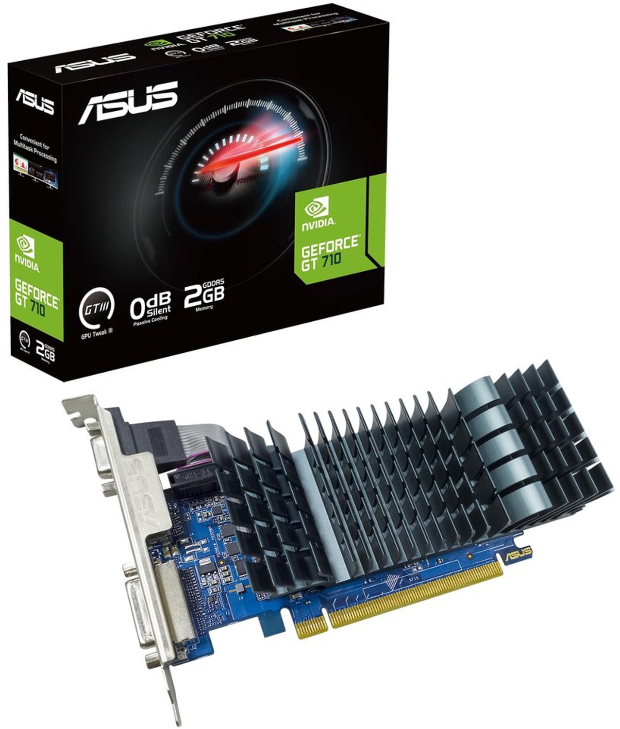 Grafische Kaart met 2GB Geheugen, DVI en HDMI Aansluitingen