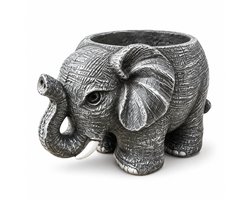 Olifant bloempot - hars