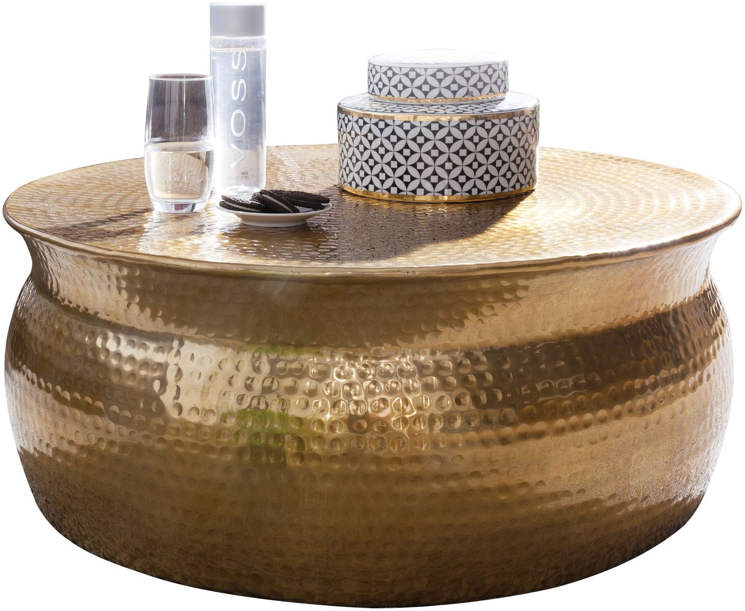 Cosmo Casa Salontafel - Aluminium - 75 x 75 x 31 cm Goud