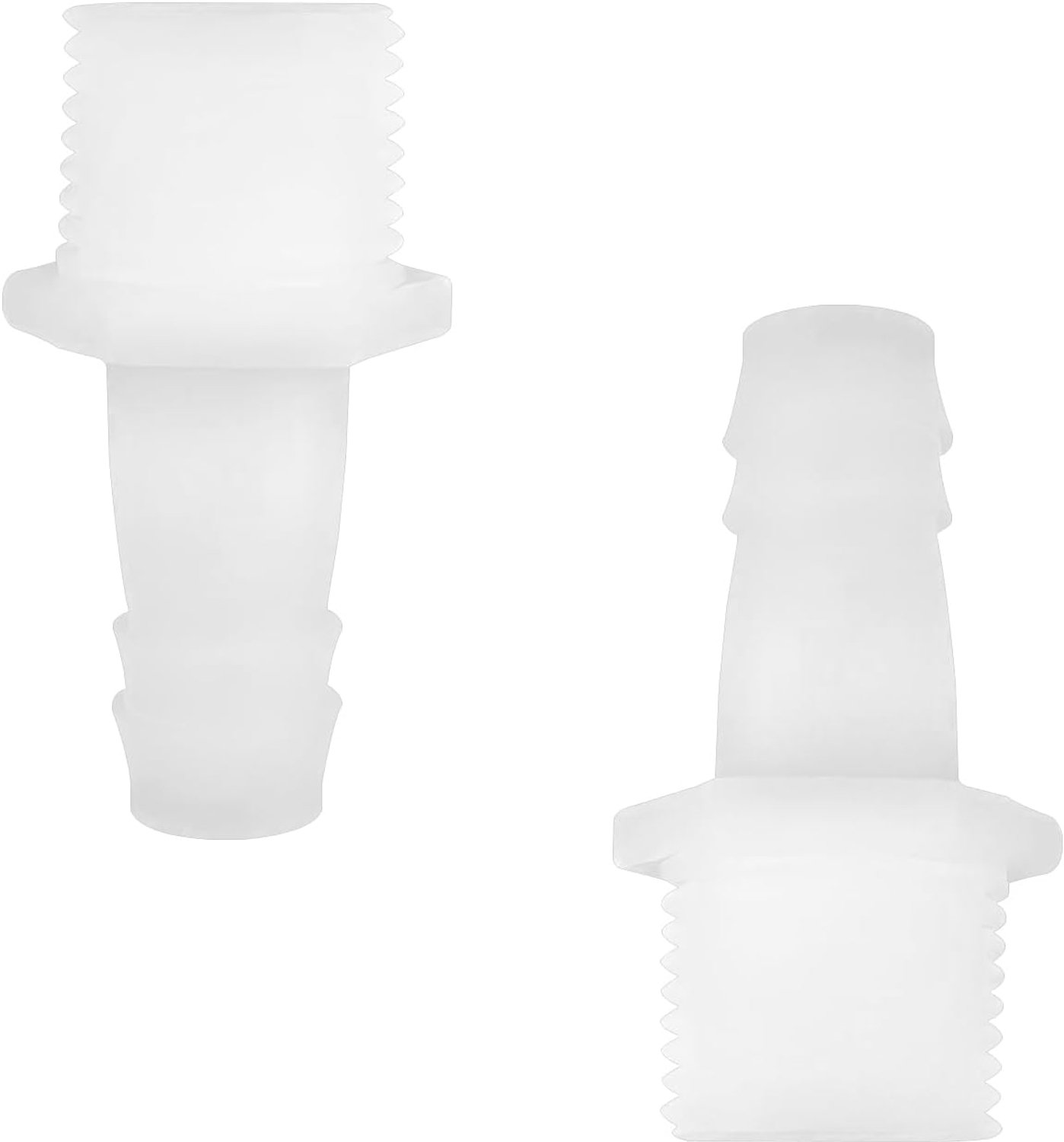 Dailygoods- Slangreducent 2 Stuks - Barbed Slangfitting - G 1/2 Mannetje - Voor Aquarium - Waterdicht - Eenvoudige Installatie - Slangconnector
