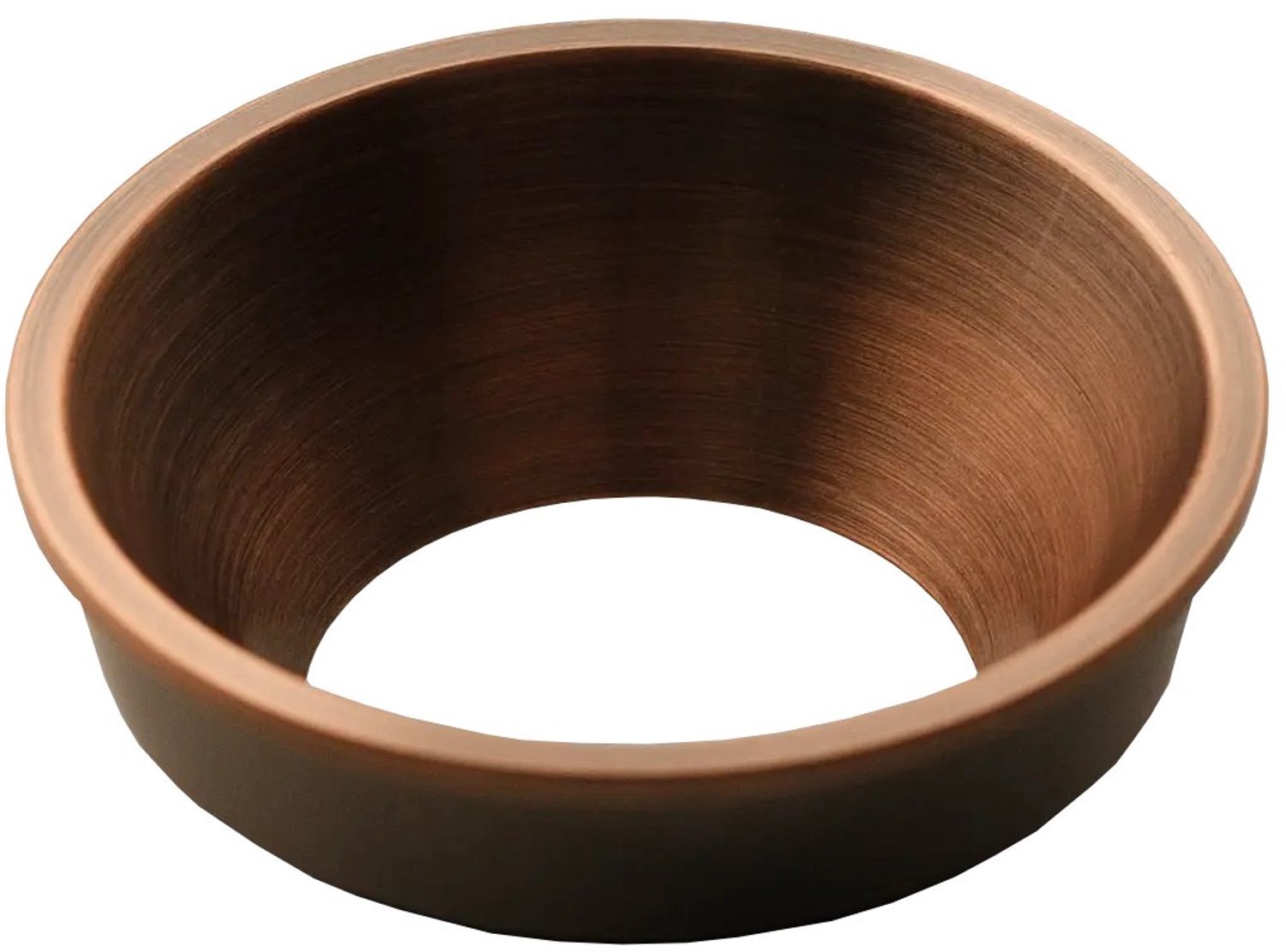 DEEP DECO decoratieve ring in bronskleur, diameter 50 mm, afwerkingsaccessoire uit de Deco-collectie