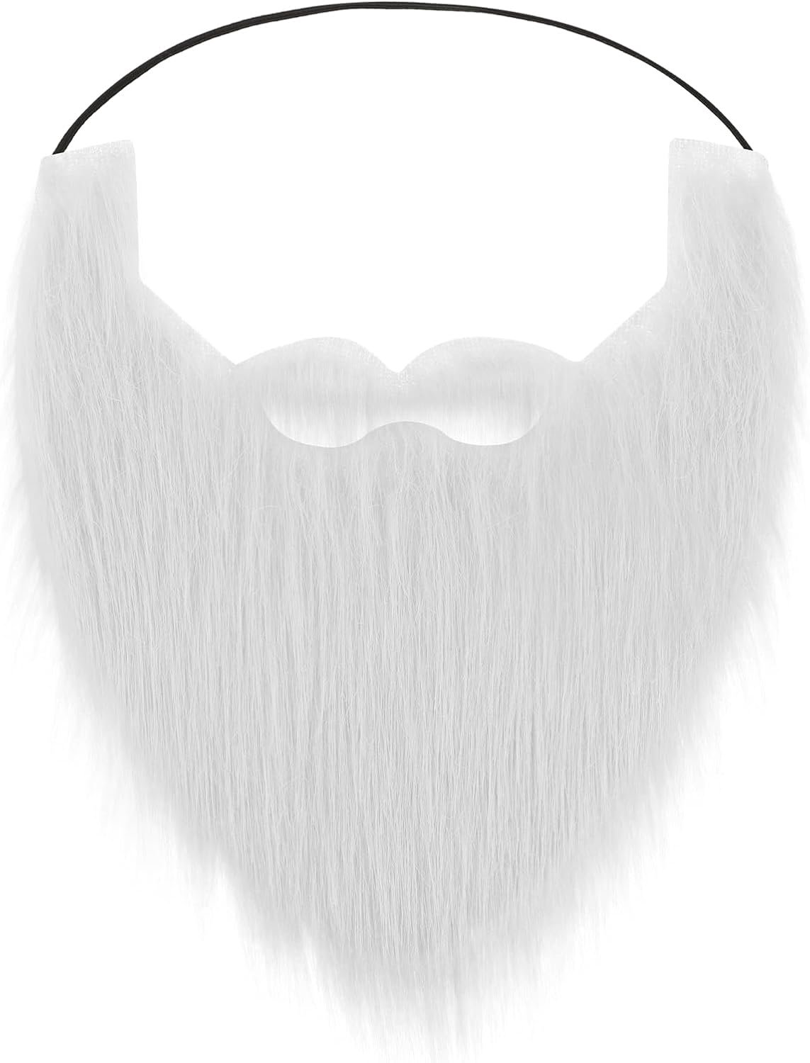Neppe Snor Wit - Comfortabel en Makkelijk te Dragen - Geschikt voor Senioren - Perfect voor Halloween of Kerst - ShopVlot