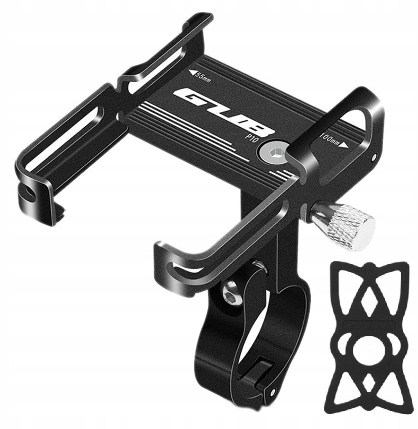 GUB P10 Aluminium Fiets- en Motortelefoonhouder voor Stuur
