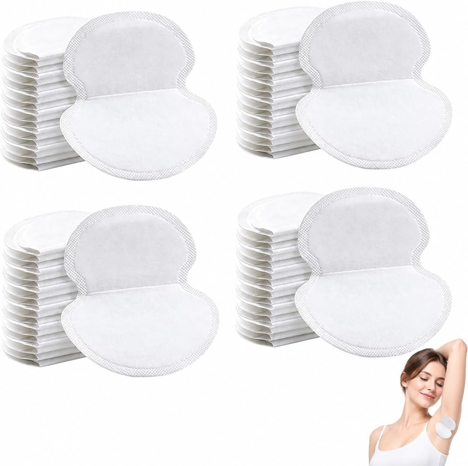 Ademende en Absorberende Achselpads - 80 Stuks Onzichtbaar Onder Kleding voor Comfort en Bescherming