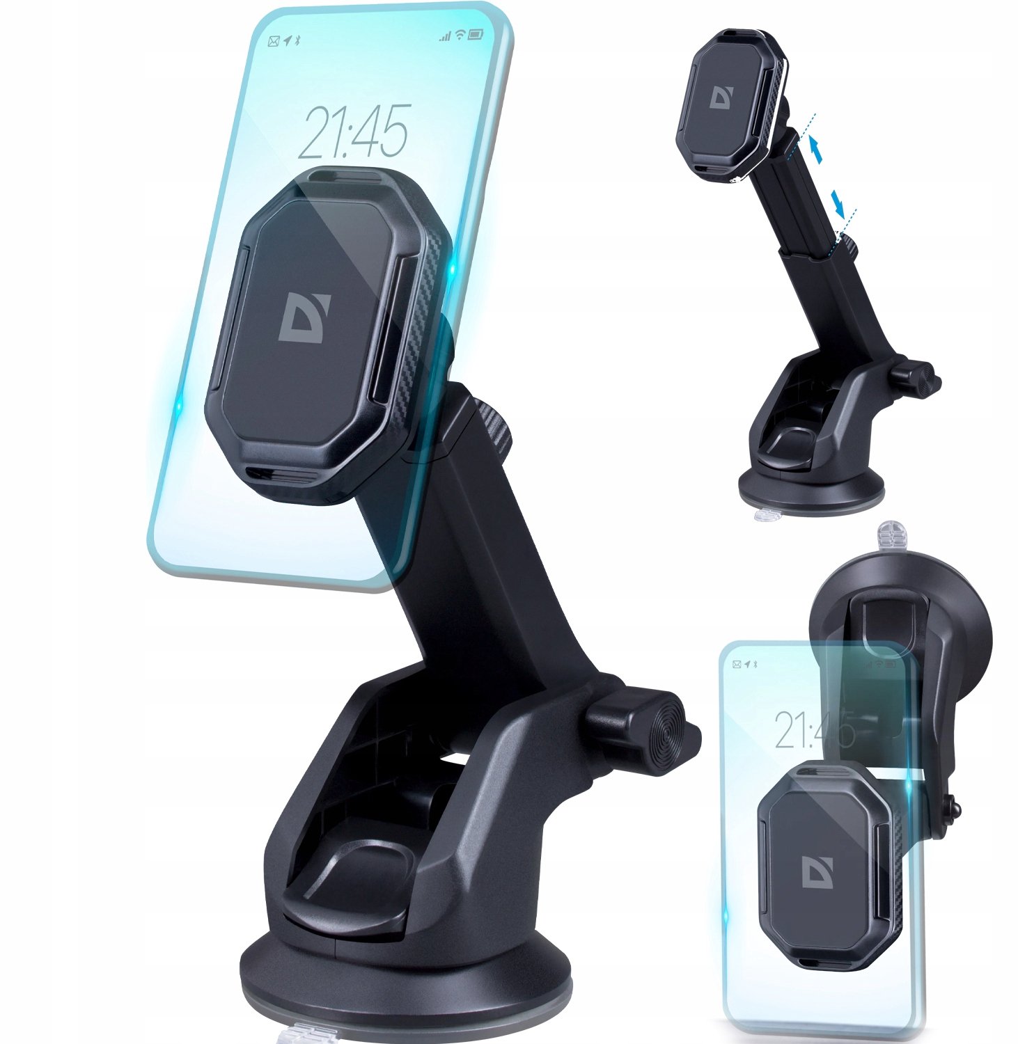 Magnetische Autohouder Telefoon - Sterk & Flexibel voor Ruit/Dashboard