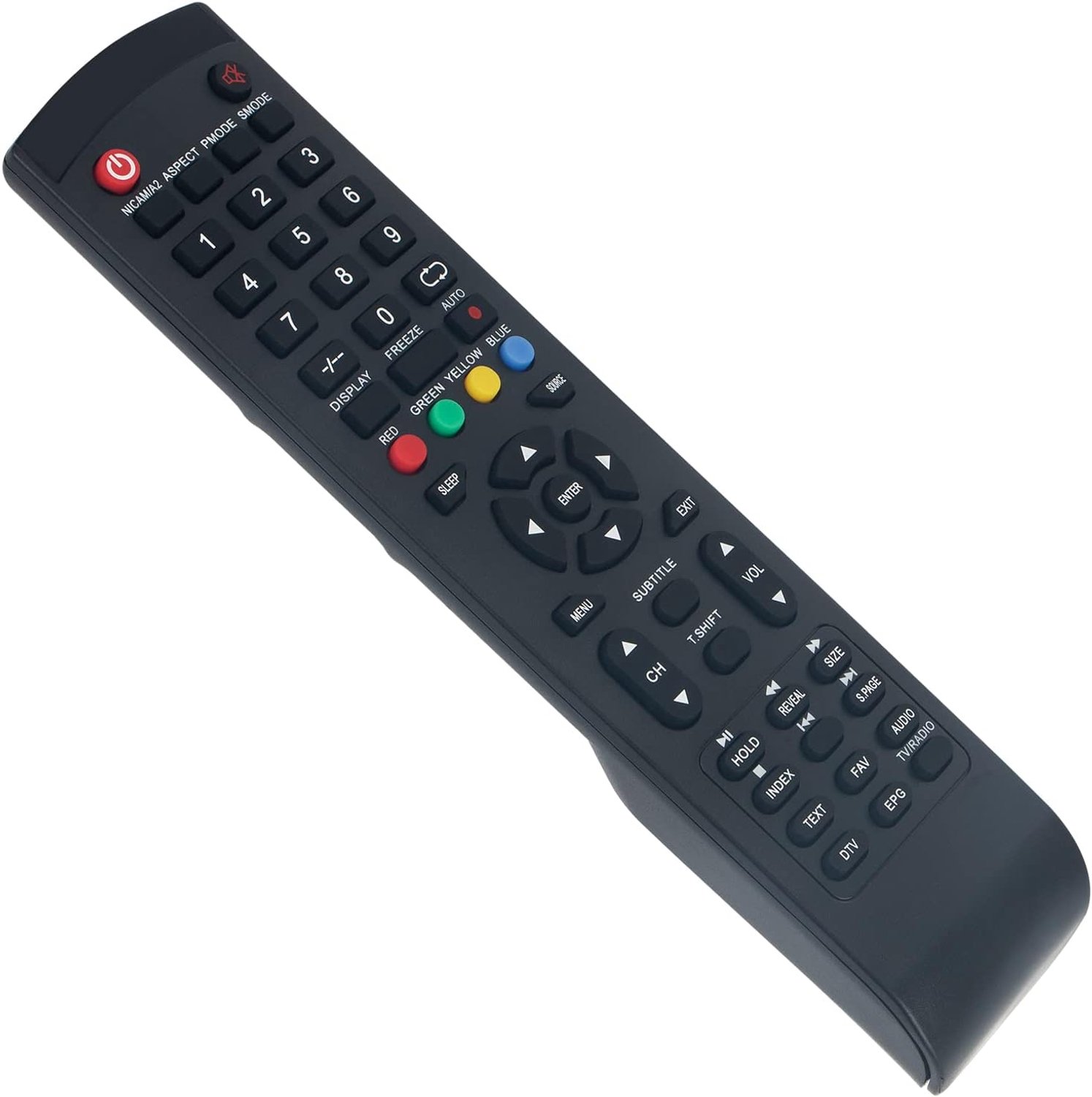Vervangende afstandsbediening voor AKAI Smart TV - Geschikt voor diverse modellen - Plug and play - Eenvoudig in gebruik - Vemera