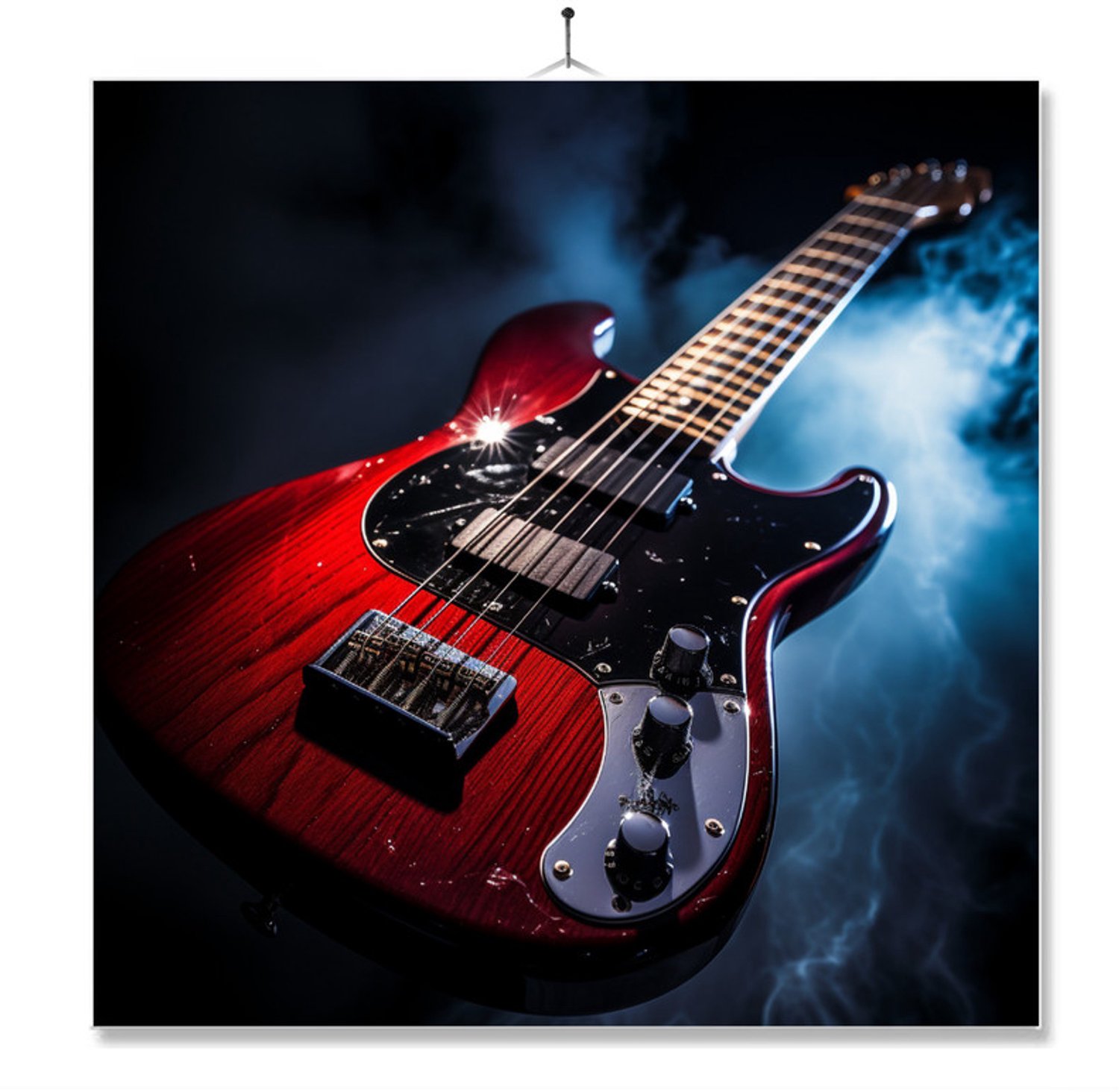 MC Living Tegel Met Opdruk | Gitaar | Cadeau | Inclusief Geschenkdoos | Standaard | Ophangsysteem ontwerp 4