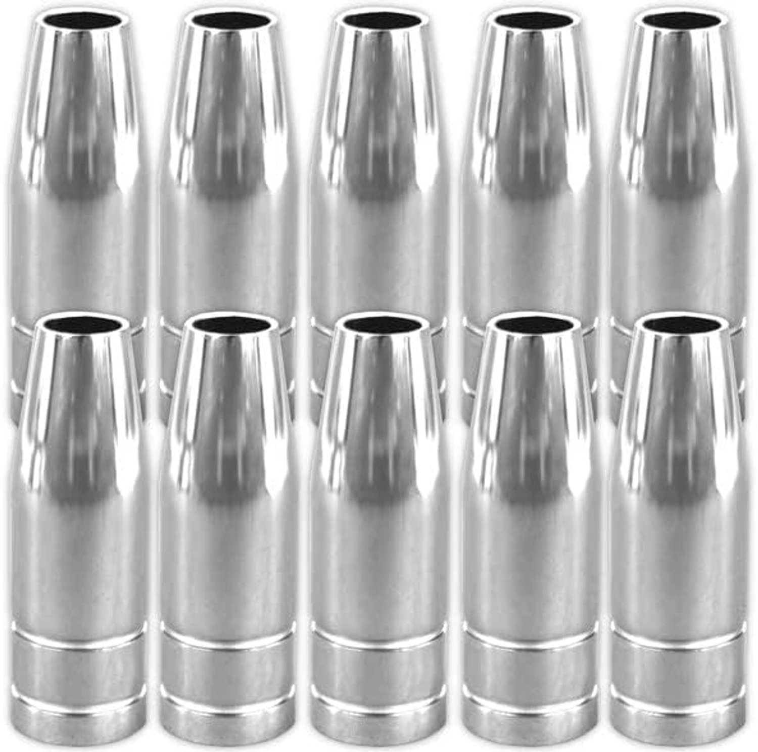 gassproeiers 53 mm - 10 stuks - beschermend gasmondstuk - voor MIG lassen - ServiceTopper