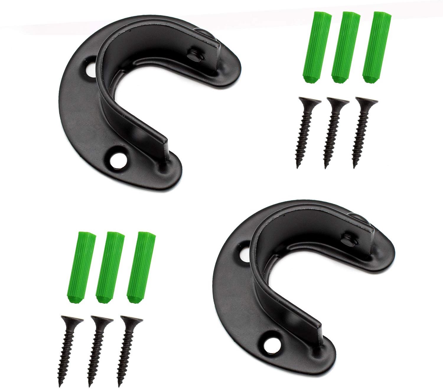 2 Stuks RVS Kastensteunen met U-vormige Flens