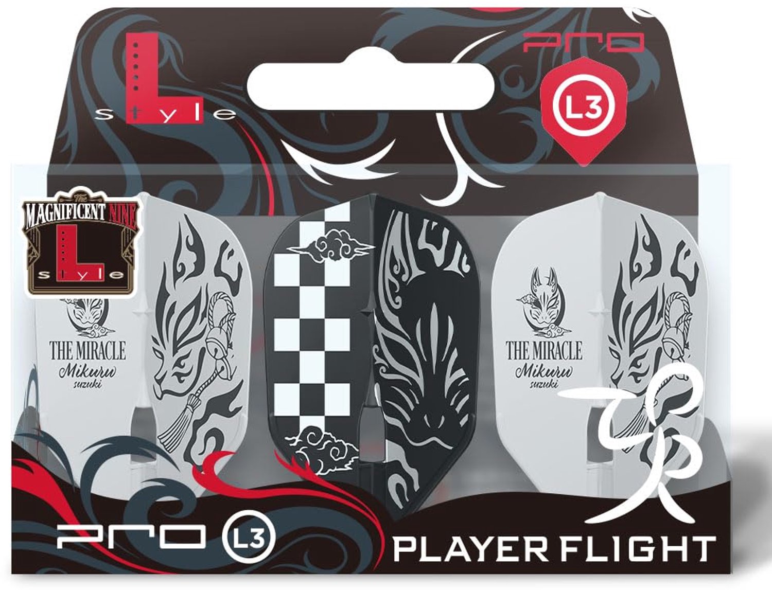 Dart Flights Mikuru Suzuki V6 Type A Mix