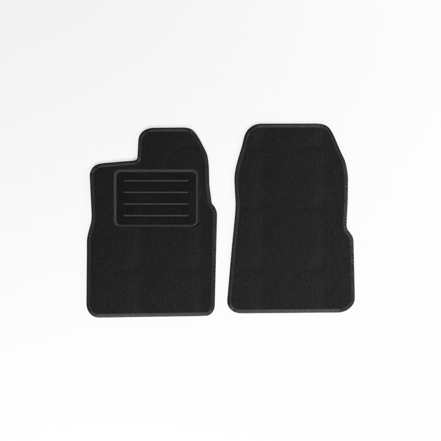 Mats4all | Naaldvilt automatten passend voor Ford Transit Custom 2012-2016 voorset 2-delig | Antislip | Met versterking | 4-delig | Automatten | Mattenset