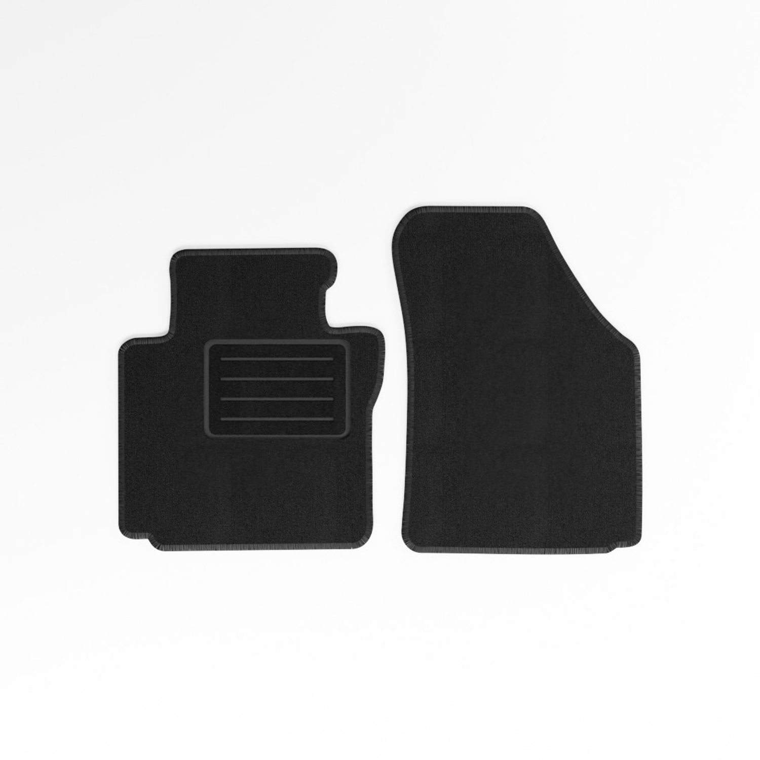 Mats4all | Naaldvilt automatten passend voor Volkswagen Caddy 2015-2020 voorset | Antislip | Met versterking | 4-delig | Automatten | Mattenset