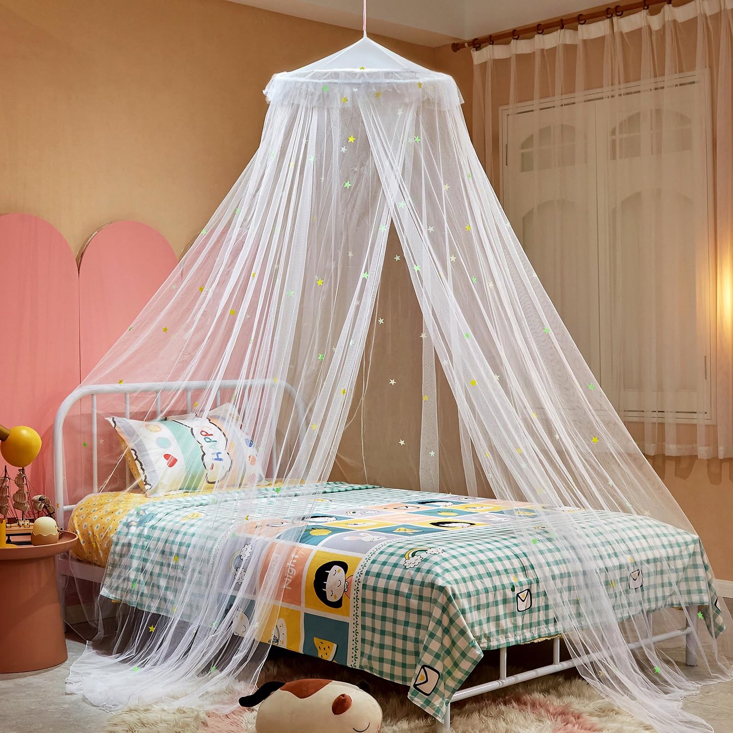 Bedtent voor Meisjes met Glimsterende Sterren - Prinsessen Bedgordijn