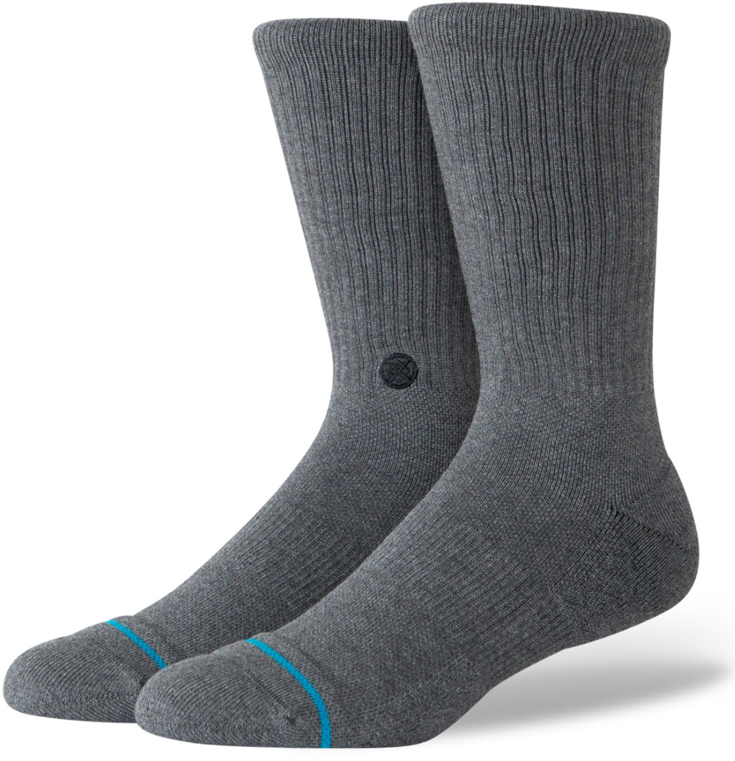 Stance unisex casual sokken signature crew grijs II