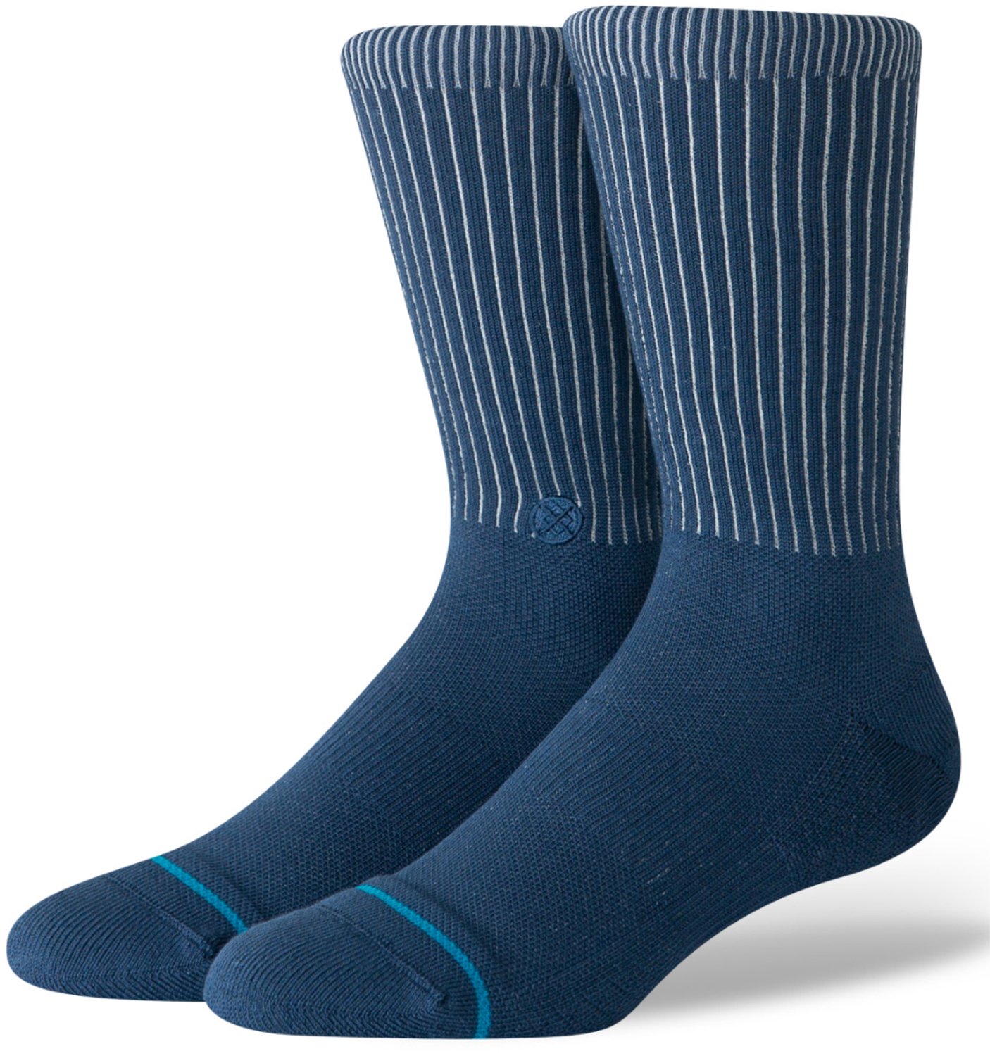 Stance unisex casual sokken signature pop crew blauw