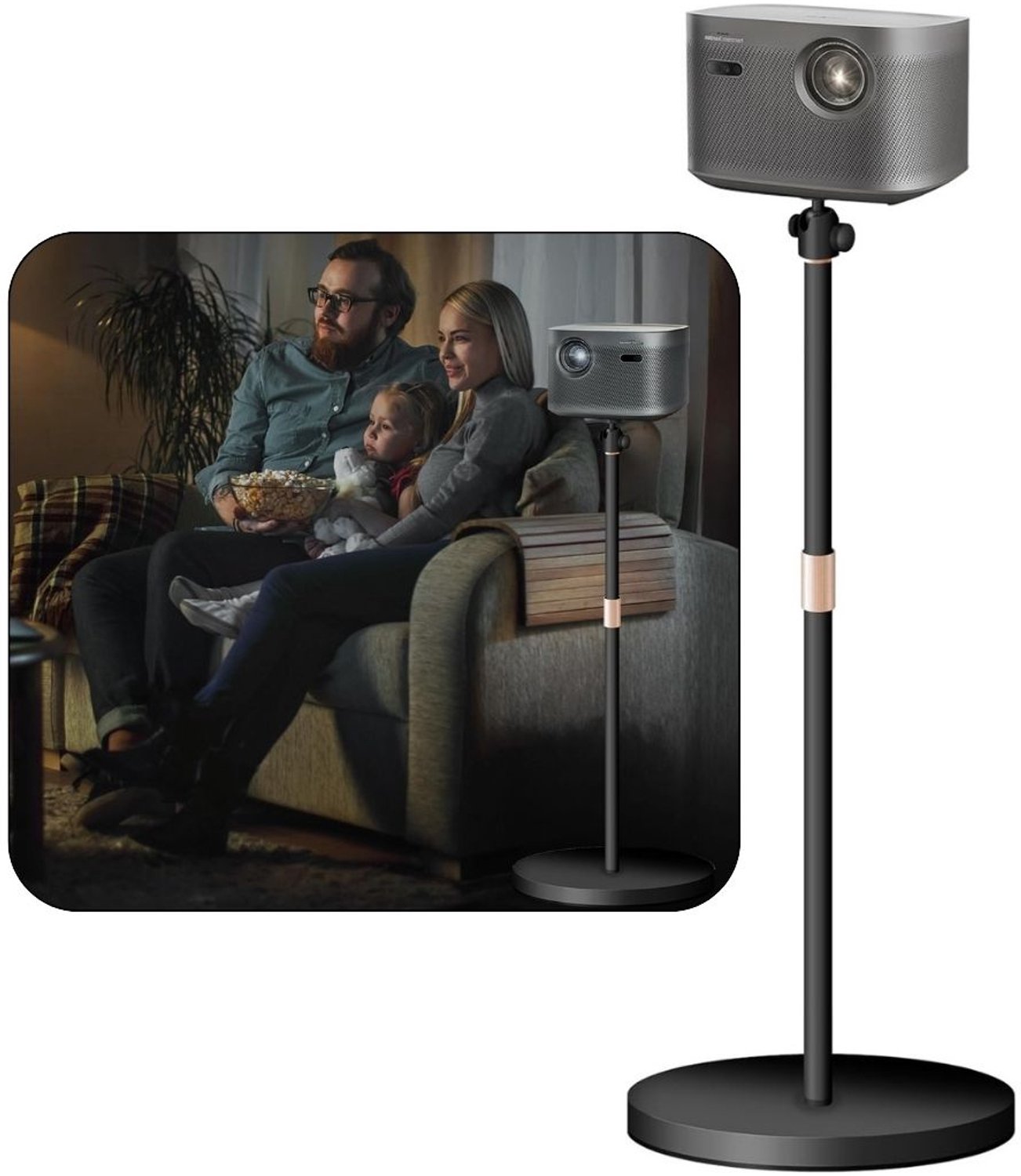 Projector Statief – Beamer Statief – Verstelbaar Standaard – Zwart
