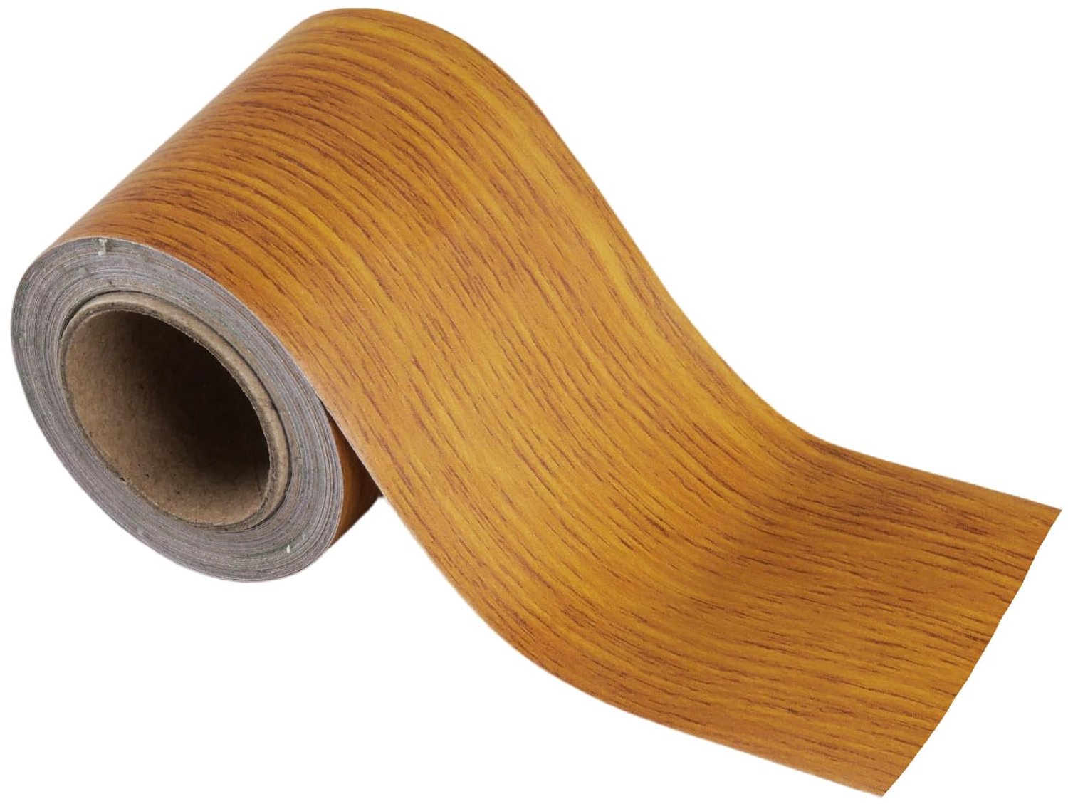 Plakband Donkerbruin - Houtlook - Zelfklevende Tape - 5,7 cm x 4,57 m - Meubelreparatie - Realistisch Houtnerf-effect - Reparatietape