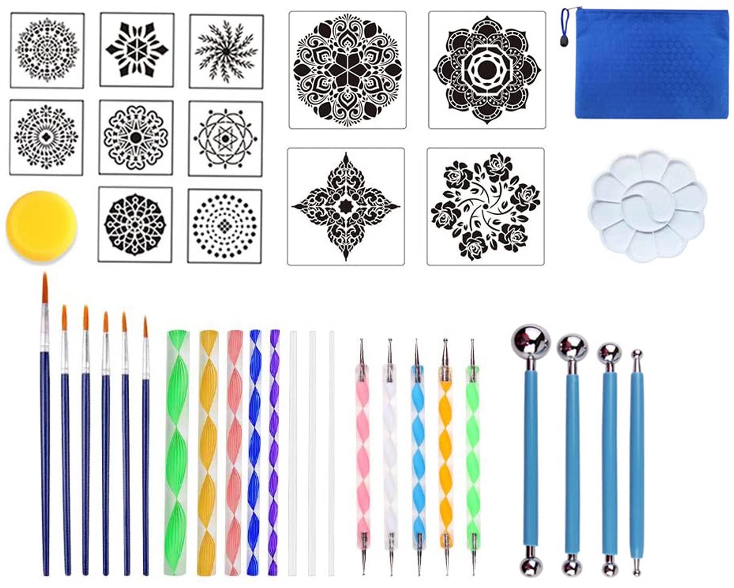 Mandala Dotting Tools Set voor Rock Painting en Creatieve Projecten