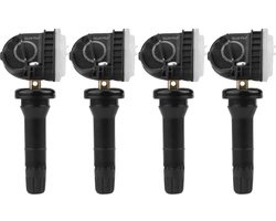 Bandenspanning Sensor - 4 Stuks - Vervangend voor Edge 2015-2018 - TPMS - OE F2GT-1A180-AB - Metalen/Plastic - 7.5 x 3 cm - Bandenspanningmonitor