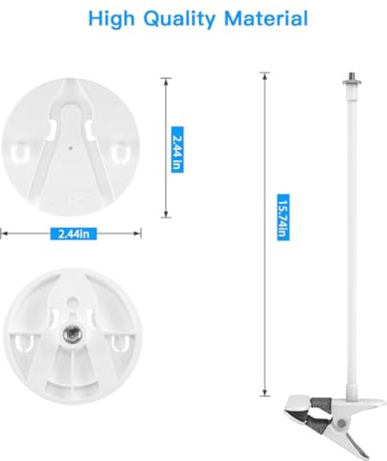 Camera Mount voor eufy Security Indoor Cam S350 - Zwart — afbeelding 3