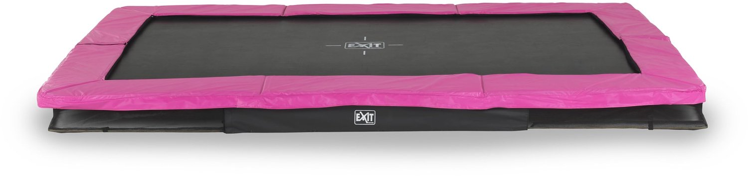 Trampoline - Rectangular 244 x 366 cm met voetbescherming - Roze