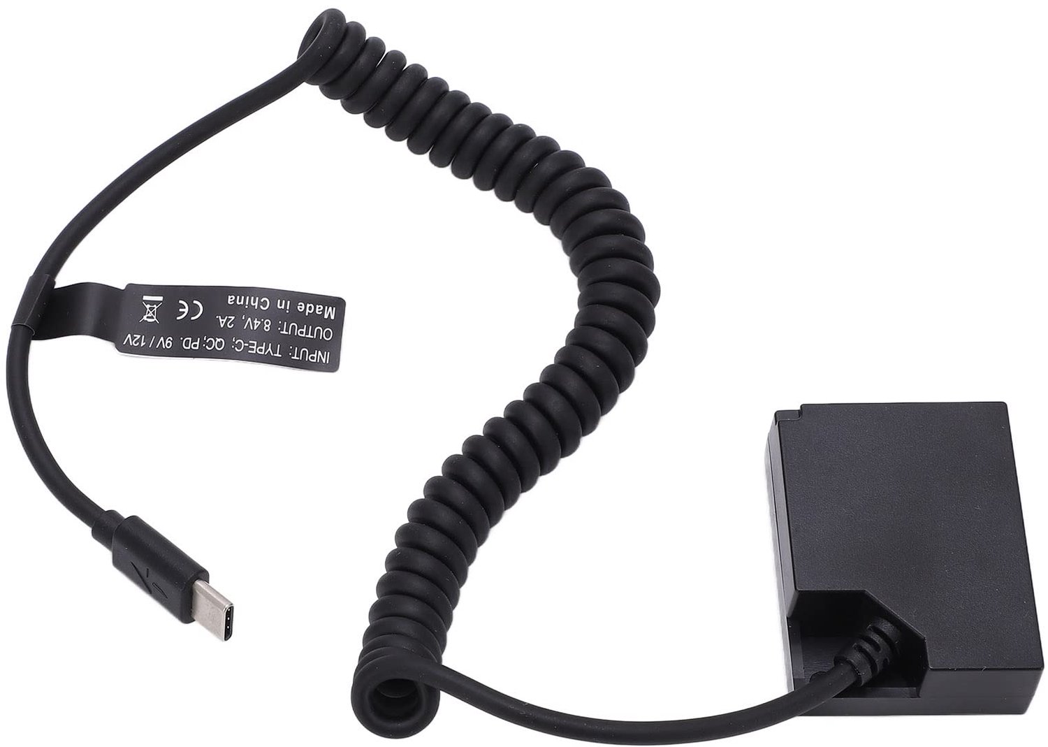 Dummy Batterij Type C - Duurzaam Plastic/Legering - Voor Fuji XT1/XT2/XT3/XT10/XT20/XT30/XT100/XH1 - Betrouwbare Voeding - Effectieve Warmteductie - Geschikt voor Mobiele Powerbanks - Camera Voeding