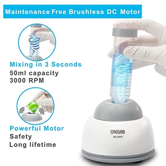 Mini Vortex Mixer - Compact en Gebruiksvriendelijk — afbeelding 4