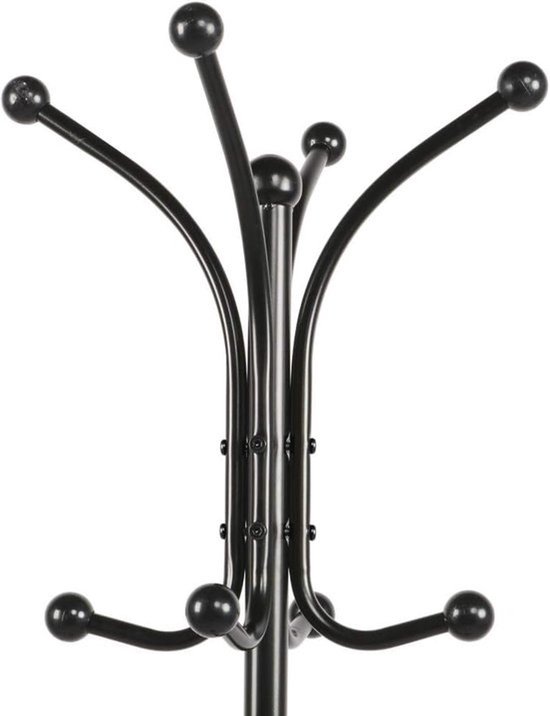 Vrijstaande kapstok met 9 haken en parasolstandaard - Modern kledingrek voor woonkamer, slaapkamer en kantoor van Wenko — afbeelding 2