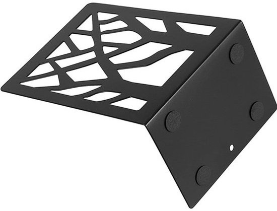 16 Pack 8 Pairs Metalen Boekensteunen met Antislip Pads - Zwarte Decoratieve Boekensteunen — afbeelding 3