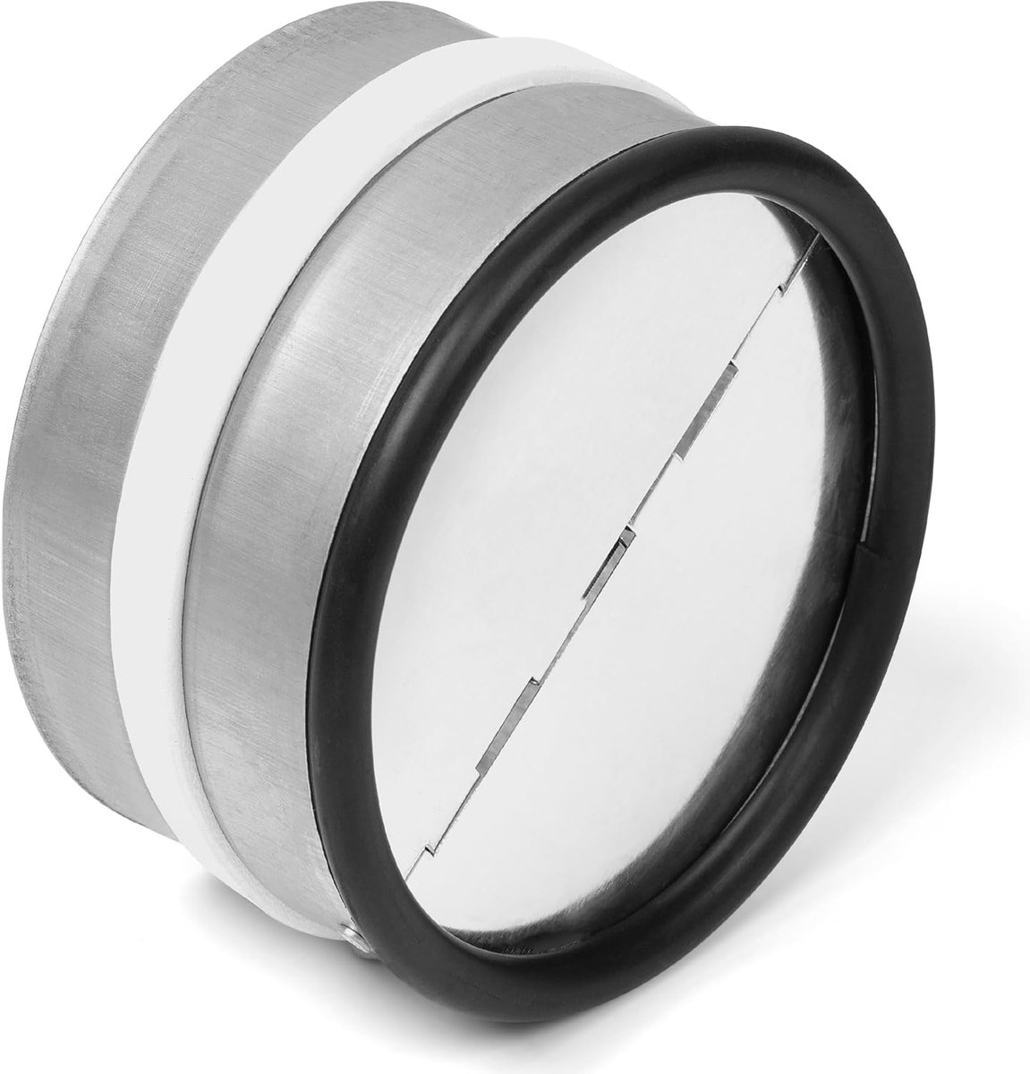 Terugslagklep 160mm - Professioneel - Gegalvaniseerd staal met rubber afdichting - Automatische werking - SnelShoppen