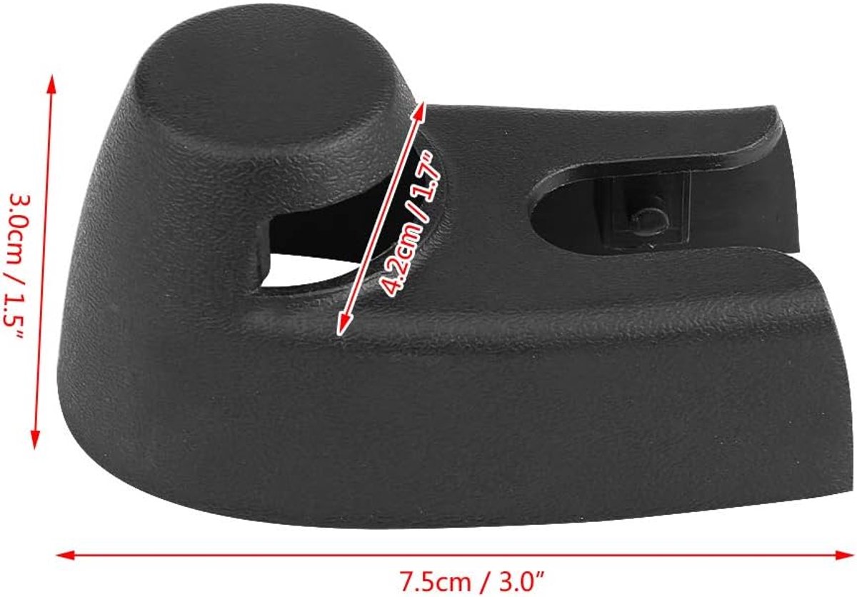 Ruitenwisser Cover 5P0955435B, Kunststof Auto Auto Achterruit Ruitenwisser Arm Cover Cap voor een 5P 6L 6J 1P Toledo
