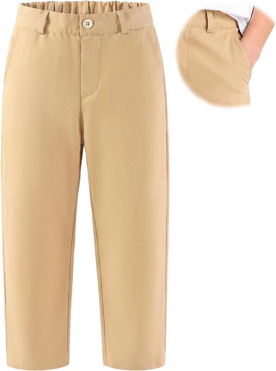Jongens Kinderpantalon met Rits 7-15 Jaar
