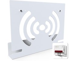 Compatibel met FritzBox 7590 AX 7690 5590 Fiber 5530 7510 7490 7530 6850 6660 Cable 6890 Router, JLNJLE metalen houder modem ophanging met kabelbeheer, efficiënte warmteafvoer