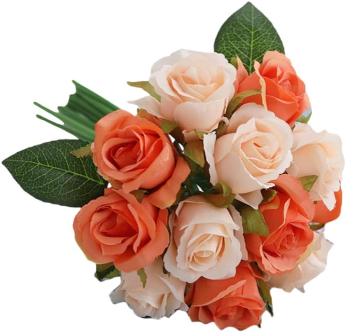 Artificial Rose Flowers, Artificial Silk Flowers Rose, Silk Flowers with Stems, Artificial Flower Stems for Wedding - ShopVlot