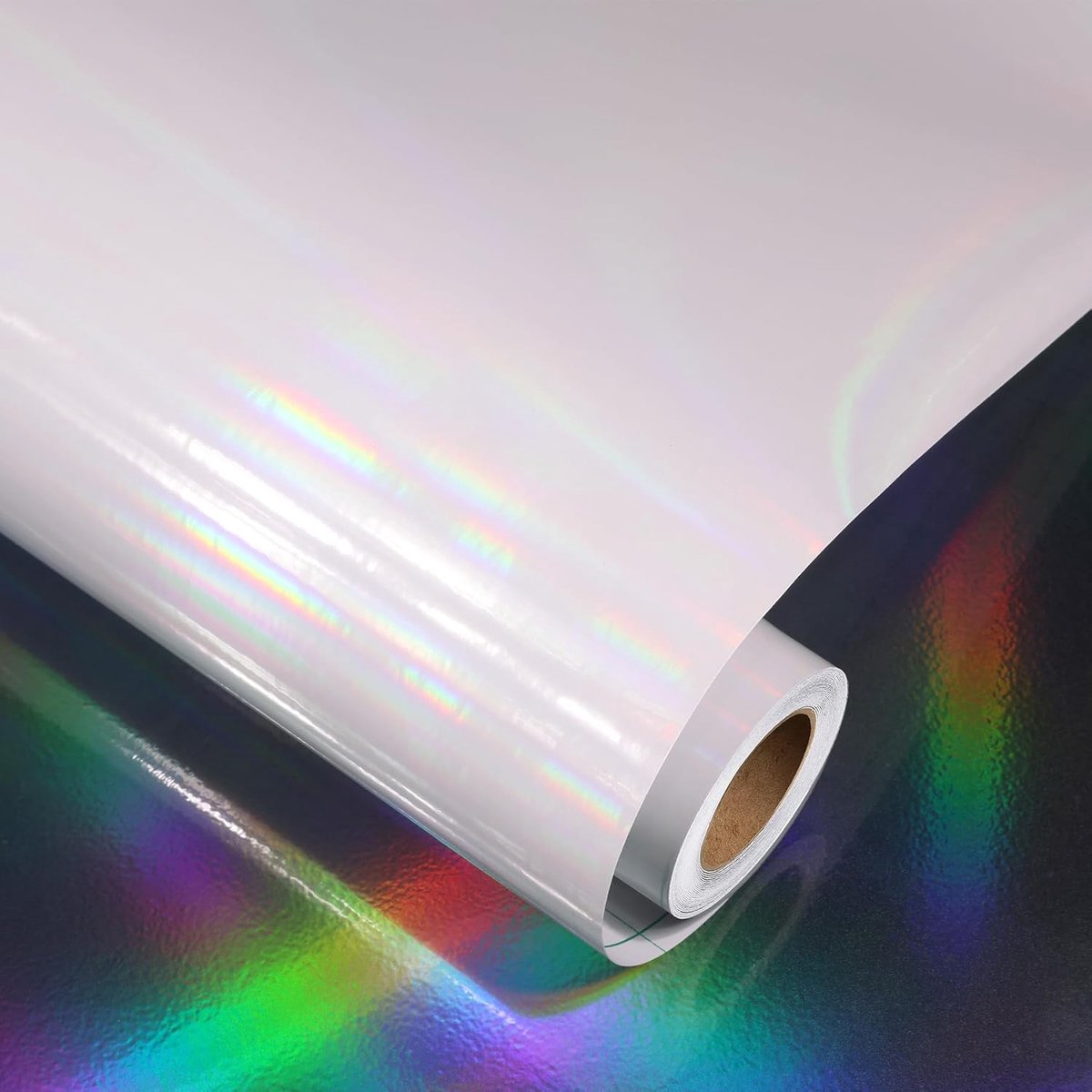 Decotalk Holographic Vinyl Film Glitter Film Self-Adhesive 30 x 300 cm Adhesive Film Transparent Light Effect Sticker - ShopVlot