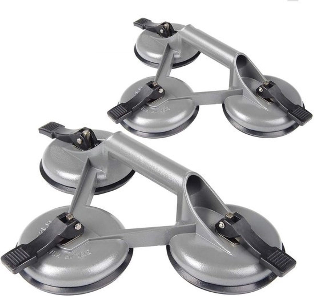 Suction Cups voor 120 kg - Vacuumzuigers met 3 zuigkoppen - Voor tegels, glas en hout