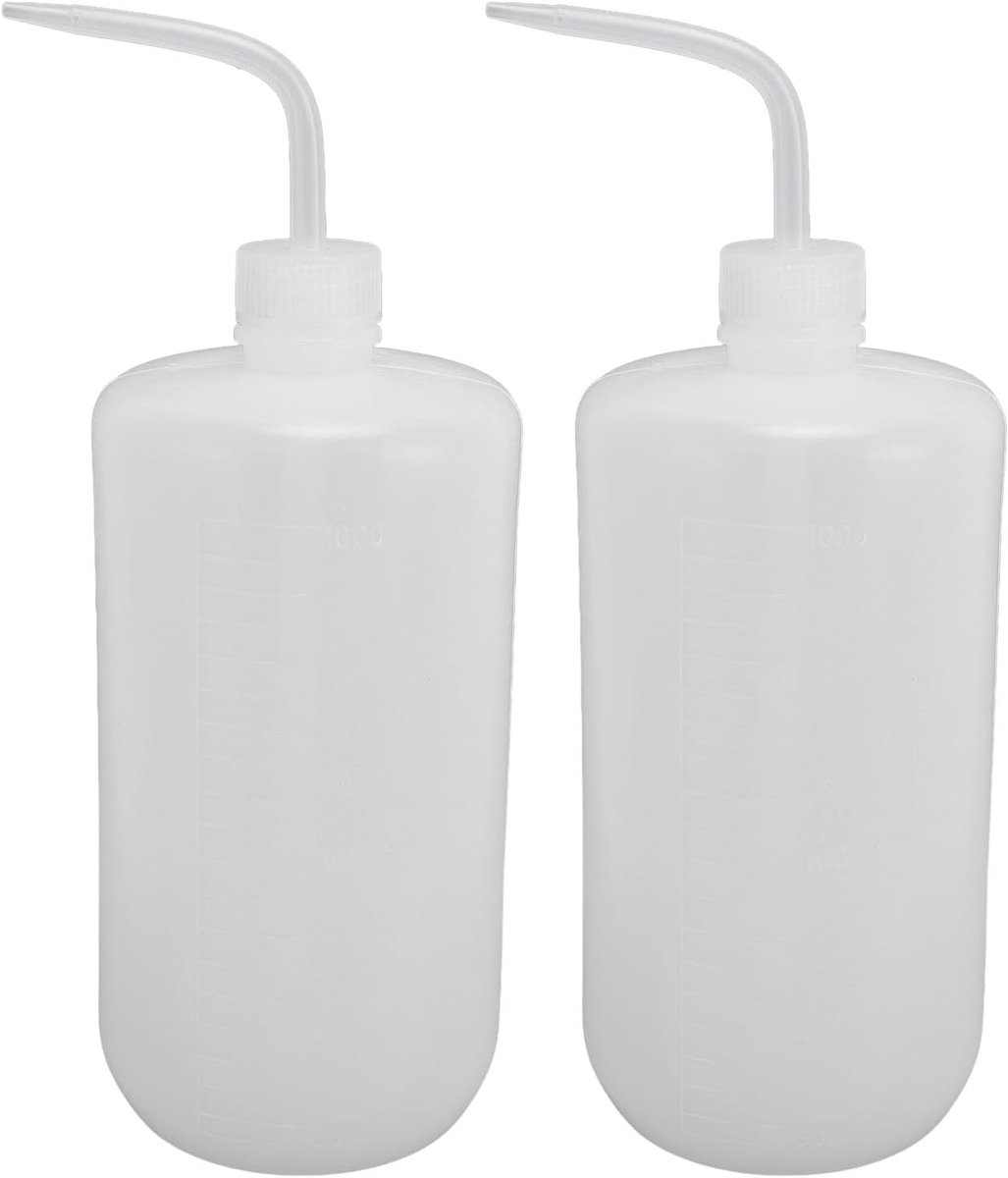 2 Stuks 1000 Ml Wasflessen Knijp Flexibele Plastic Laboratorium Knijpwasfles, Stevig, Gemakkelijk Mee Te Nemen, voor Plantenliefhebbers, Laboratoriumpersoneel