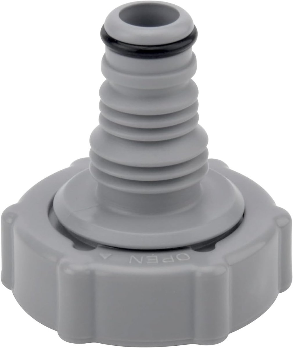 Drainafsluiter en Aansluitadapter voor Afvoerslangen - Verbeterde Verbinding voor Zwembaden, Diameter 32 mm, Duurzaam en Betrouwbaar