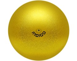 DRUNA Ritmische Gymnastiekbal PVC Glitter Goud 19 cm 400 g - ShopVlot