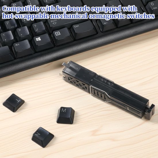 Keycap puller 2-in-1 - Translucent roestvrij staal - Ergonomisch ontwerp - Eenvoudig te verwijderen en vervangen - ShopVlot — afbeelding 3