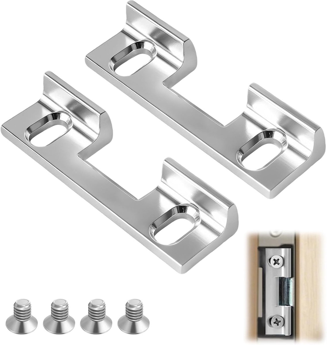 Reserveonderdeel type 115 voor slotplaten, afstand tussen de schroefgaten, 32 mm, deuropening, verstelbaar, 46 x 14,4 x 9 mm, vervanging type 115 voor klinken