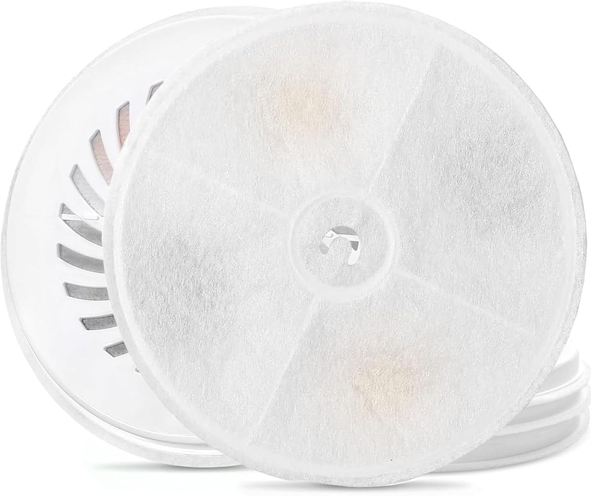 5 stuks kattenfonteinfilters, vervangende filters voor huisdieren, actieve koolstoffilter, voor kattenfontein van 1,85 l, kattenfontein 2.0 & 3.0 met actieve koolstof