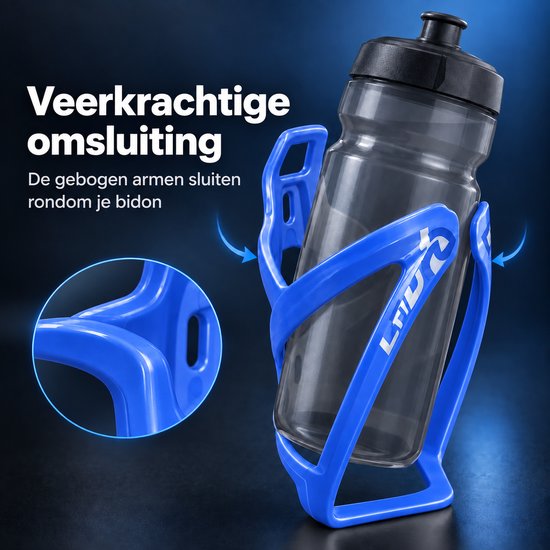 Cloudy Bidonhouder Fiets - Racefiets en Mountainbike - Blauw — afbeelding 2