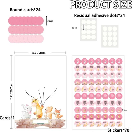 Leersao Gastenboek, doop, babyshower, gastenboek, babyshower, decoratie, cadeau voor meisjes, doopboek voor jongens en meisjes, tafeldecoratie, doop jongen, droom-heteluchtballon, gastenafbeelding — afbeelding 2